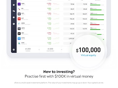 eToro: Investieren wird sozial Screenshot