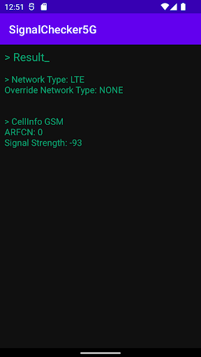 Signal Checker 5G Screen 2