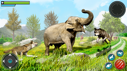 Wild Wolf Games: Animal Sim 3D Screen 2