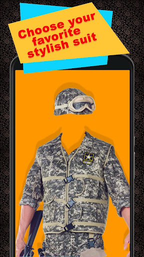 Android application Army Men Photo Suit screenshort