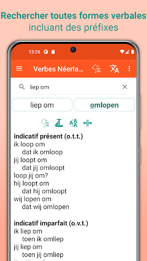 Aperçu de l'application