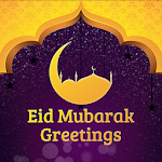 Cover Image of Download Eid Mubarak Greetings & Wishes  APK