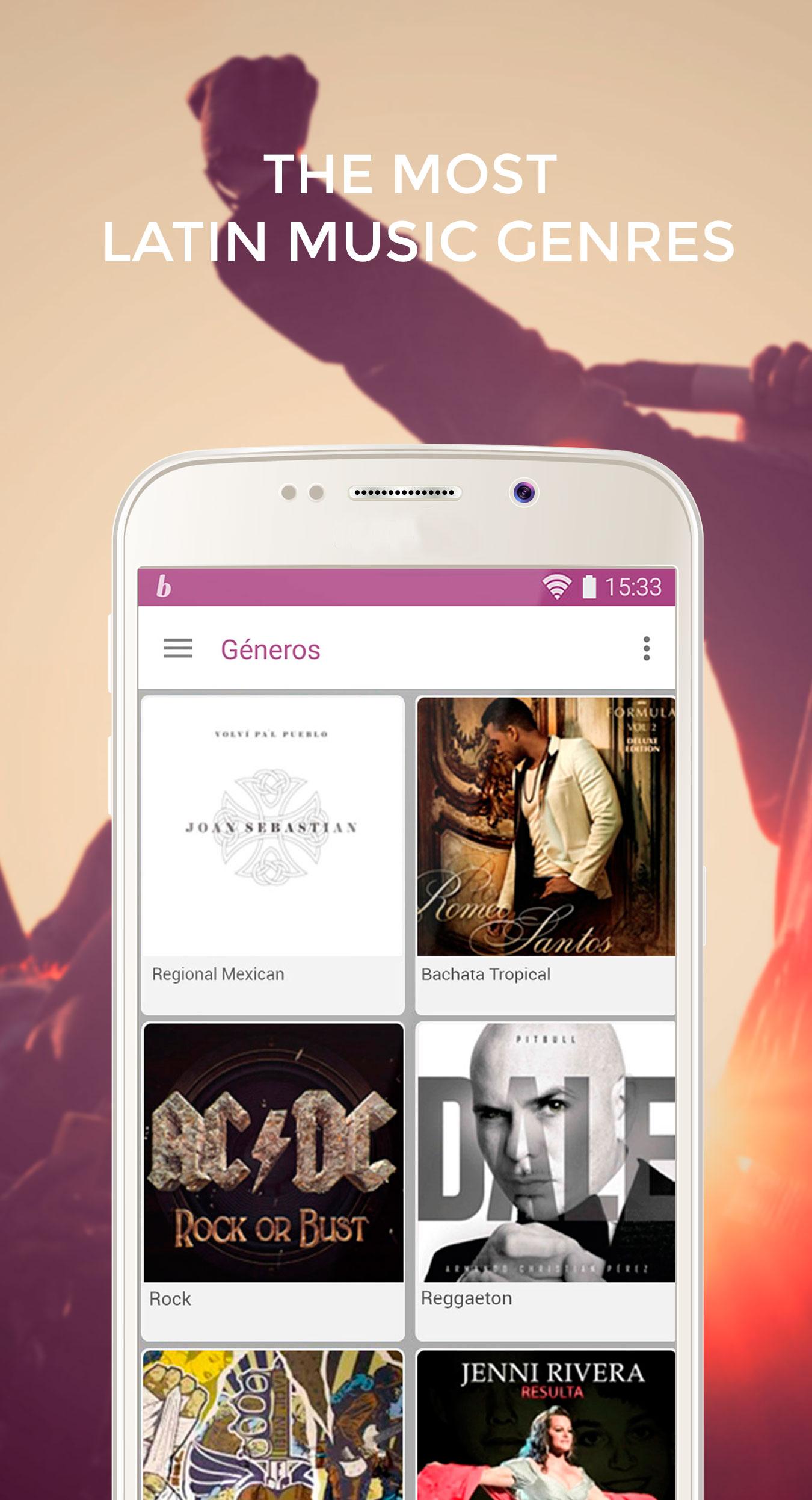 Android application bRadio Free Music screenshort