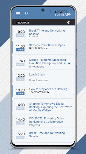 PulseCore Events Screen 3