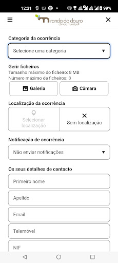 Participa ocorrências Miranda Screen 3