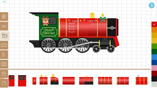 Kereta Natal untuk Anak-Anak