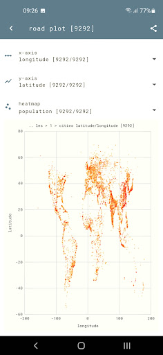 Road: Pocket data notebook Screen 3