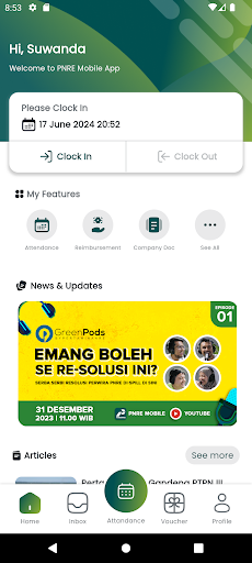 Android application PNRE Mobile screenshort