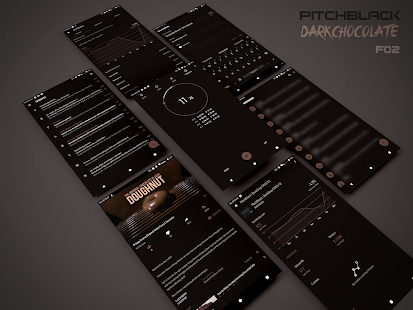 PitchBlack - Substratum Theme Tangkapan layar