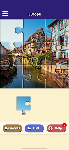 Android application Europe Destinations Puzzle screenshort