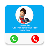 Call From Ryderpaw patrol Prank,FakeCall Simulator icon