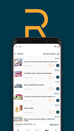 Android application Roldan Juguetes screenshort