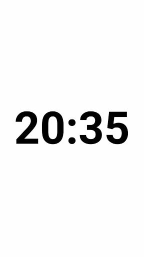 Digital Table Clock Screen 3