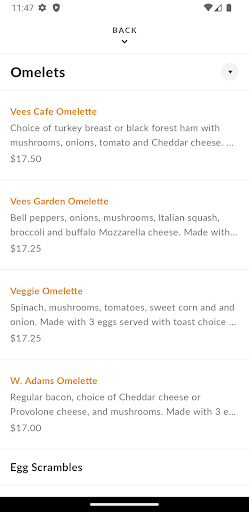 Vees Cafe Screen 3
