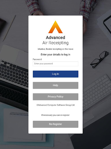 Advanced Air Receipting Screen 3