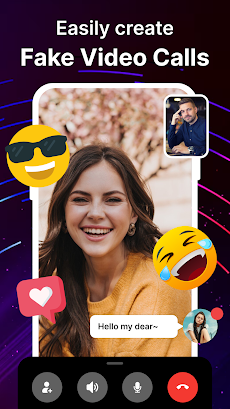 Fake Video Call & Prank Appのおすすめ画像1