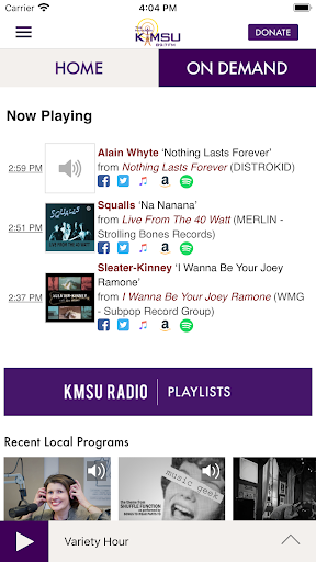 KMSU Screen 2