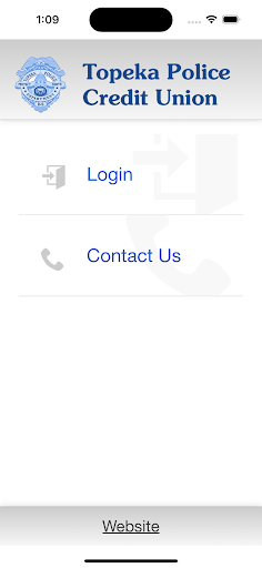 Android application Topeka Police Credit Union screenshort