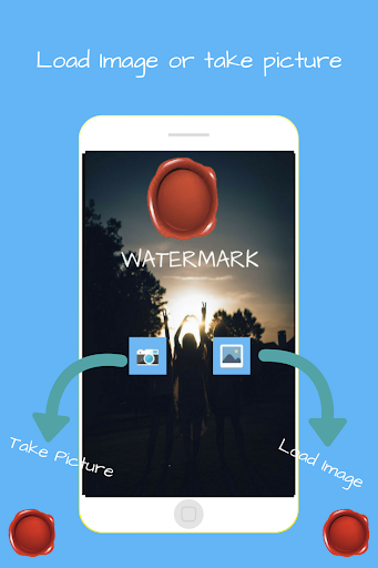 Android application Photo Watermarking screenshort