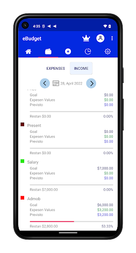 eBudget control of expenses Screenshot 3 - AppWisp.com