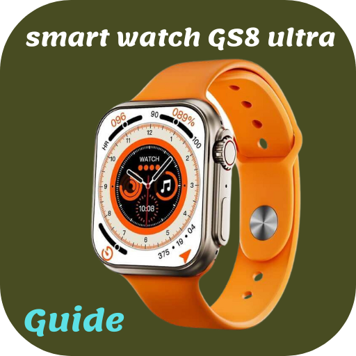 smart watch GS8 ultra Guide logo
