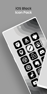 iOS 16 Black – Icon Pack 7.7 1