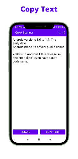 Quick Scanner Screen 3