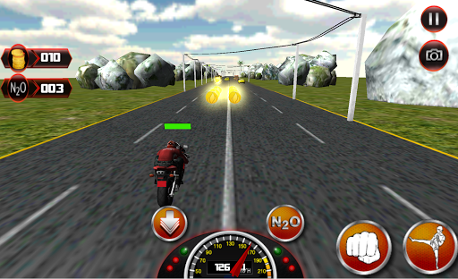 Motor Bike Death Racer: Attack Screenshot 2 - AppWisp.com