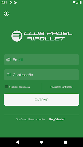 Android application Club de Padel Ripollet screenshort