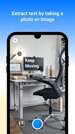 Android application QuickText Extractor screenshort