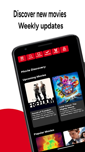 Android application CinemBuddy - Track Movies screenshort