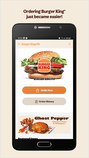Android application Burger King® Philippines screenshort