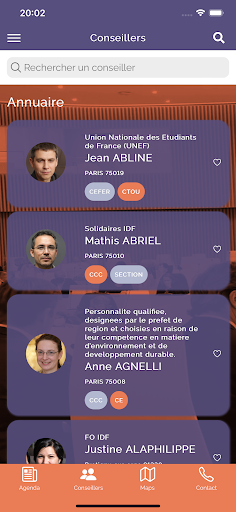 Ceser Annuaire Screen 3