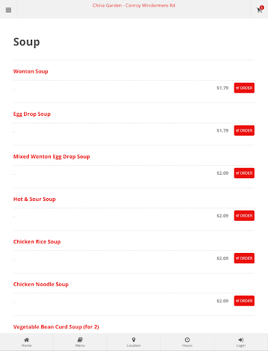 China Garden Orlando Ordering