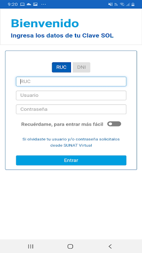 Android application APP Precintos Aduaneros screenshort