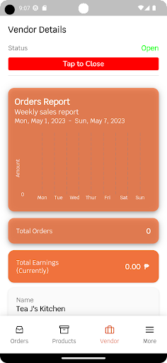 Pick and Go Merchant Screen 3