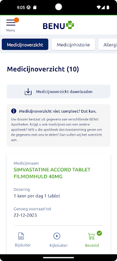 Mijn BENU Screen 3