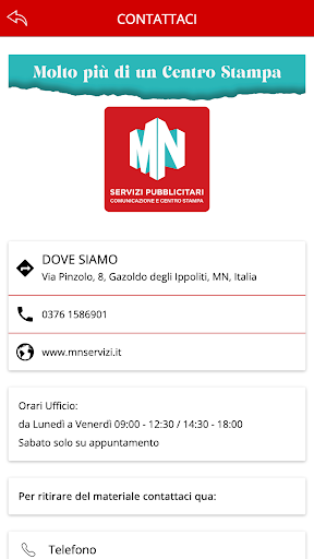 MNServizi Screen 2
