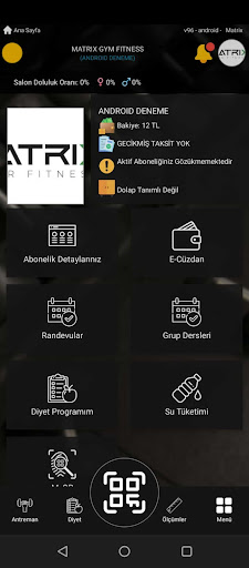Android application Matrix Sport Fitness screenshort