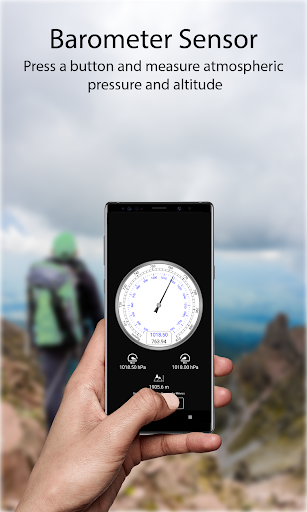 Android application Barometer Atmospheric pressure screenshort