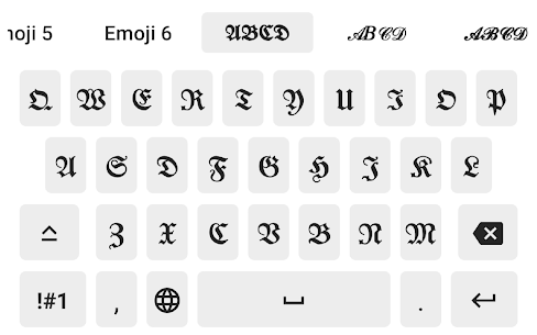 Aa – Aesthetic Fonts Keyboard & Emoji Text Letter 5