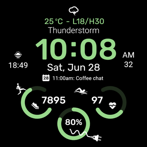 Watch face CNW-36 screenshot 6