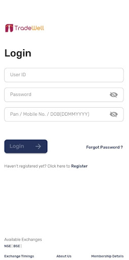 Android application Tradeezy screenshort