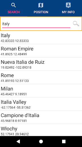 Italy Lakes GPS Map Navigator Screen 2