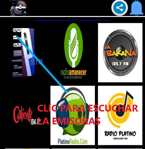 Android application Dominican Live Radio Chat screenshort