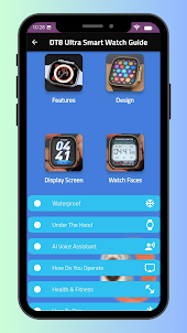 DT8 Ultra Smart Watch Guide
