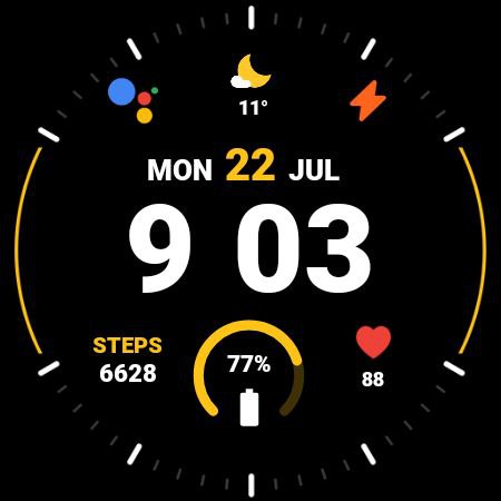 Night ver 20 - watch face screenshot 21
