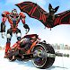 Flying Bat Robot Bike Transform Robot Games
