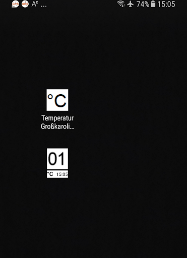 Temperatur Grosskarolinenfeld Screen 2
