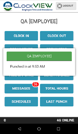 ClockVIEW Mobile Screen 3